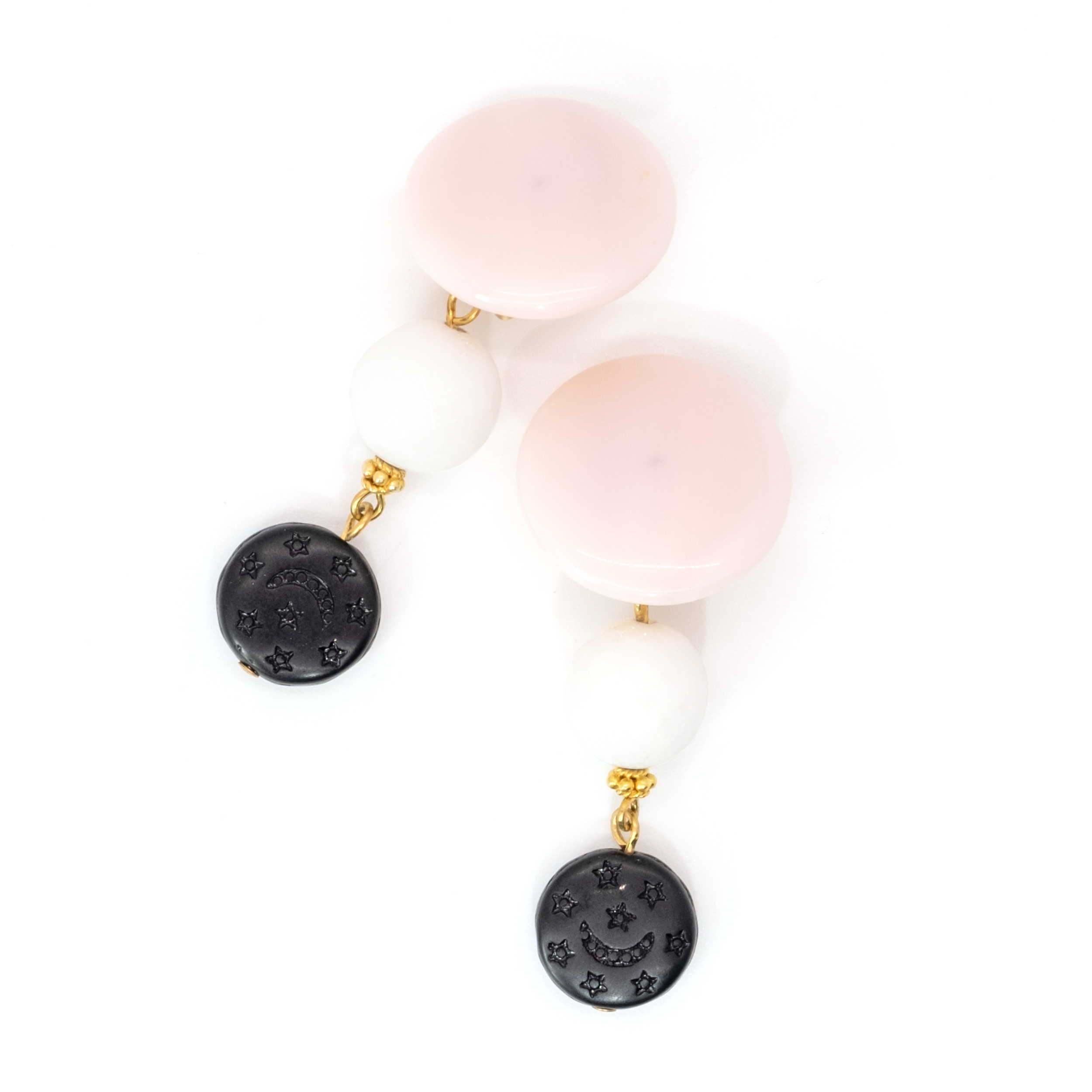 CLIP-ON DANGLE EARRINGS QUARTZITE