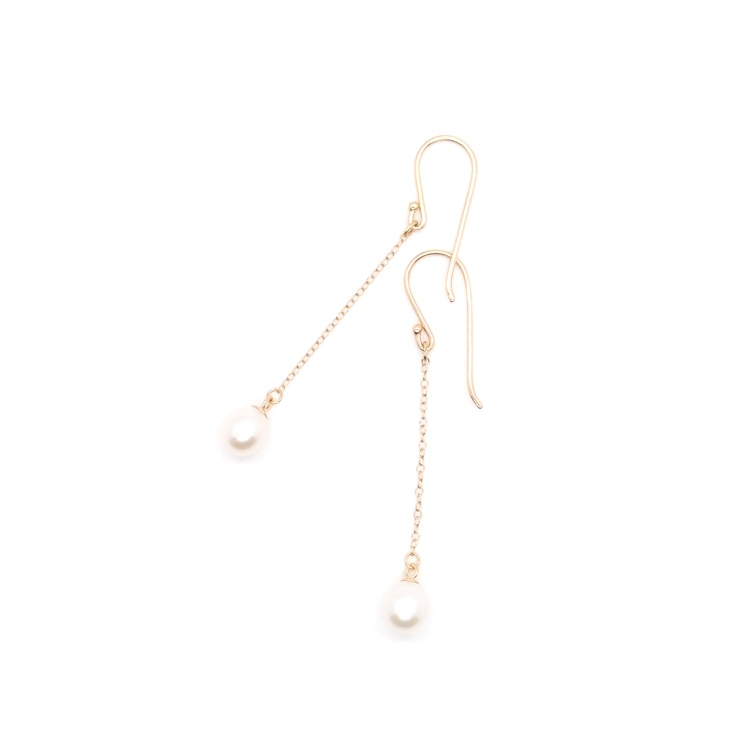 PEARL CHAIN EARRINGS_RE