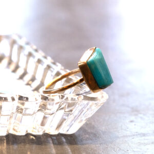 SQUARE SHAPED TURQUOISE RING - Image 2