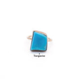 SQUARE SHAPED TURQUOISE RING - Image 4