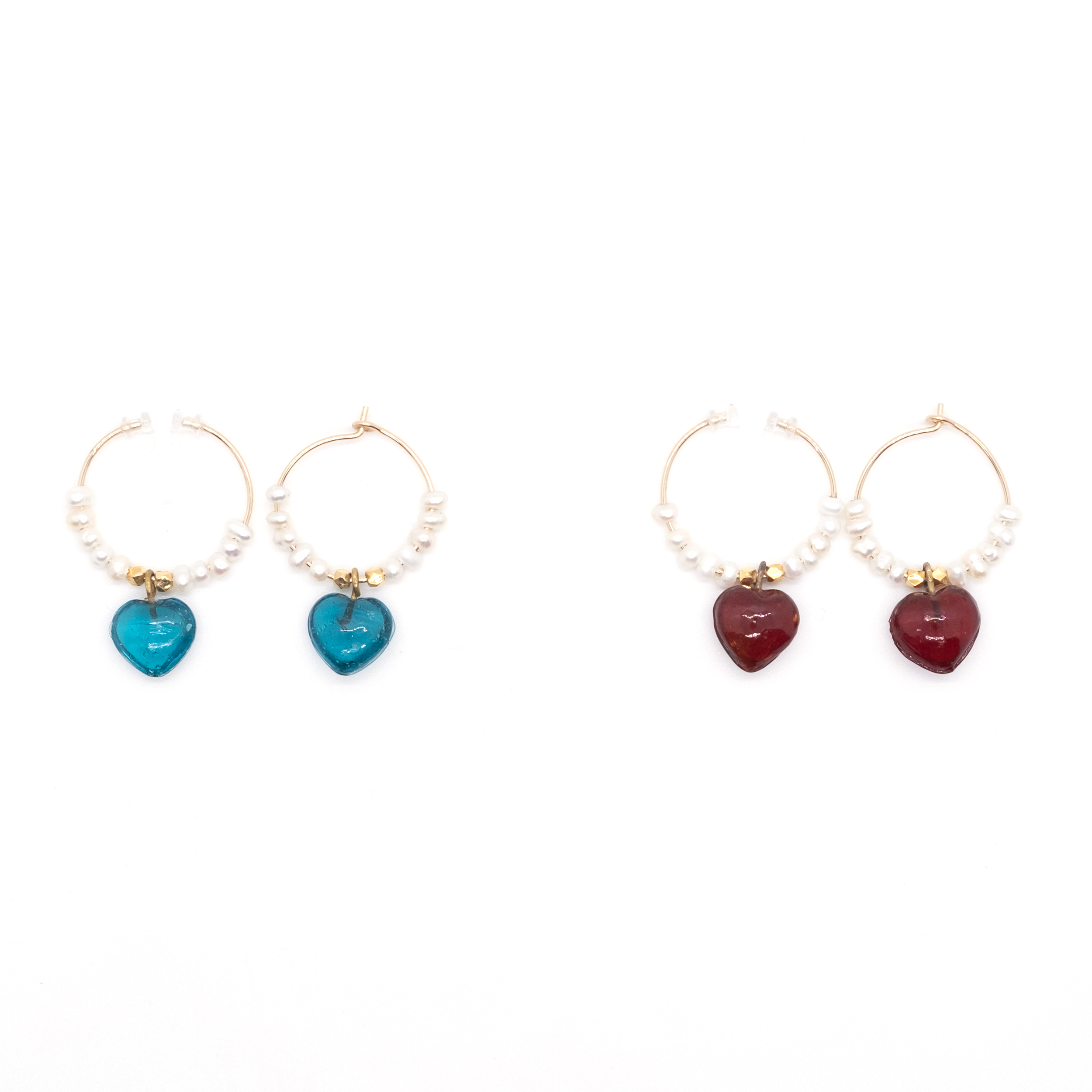 VINTAGE HEART EARRINGS