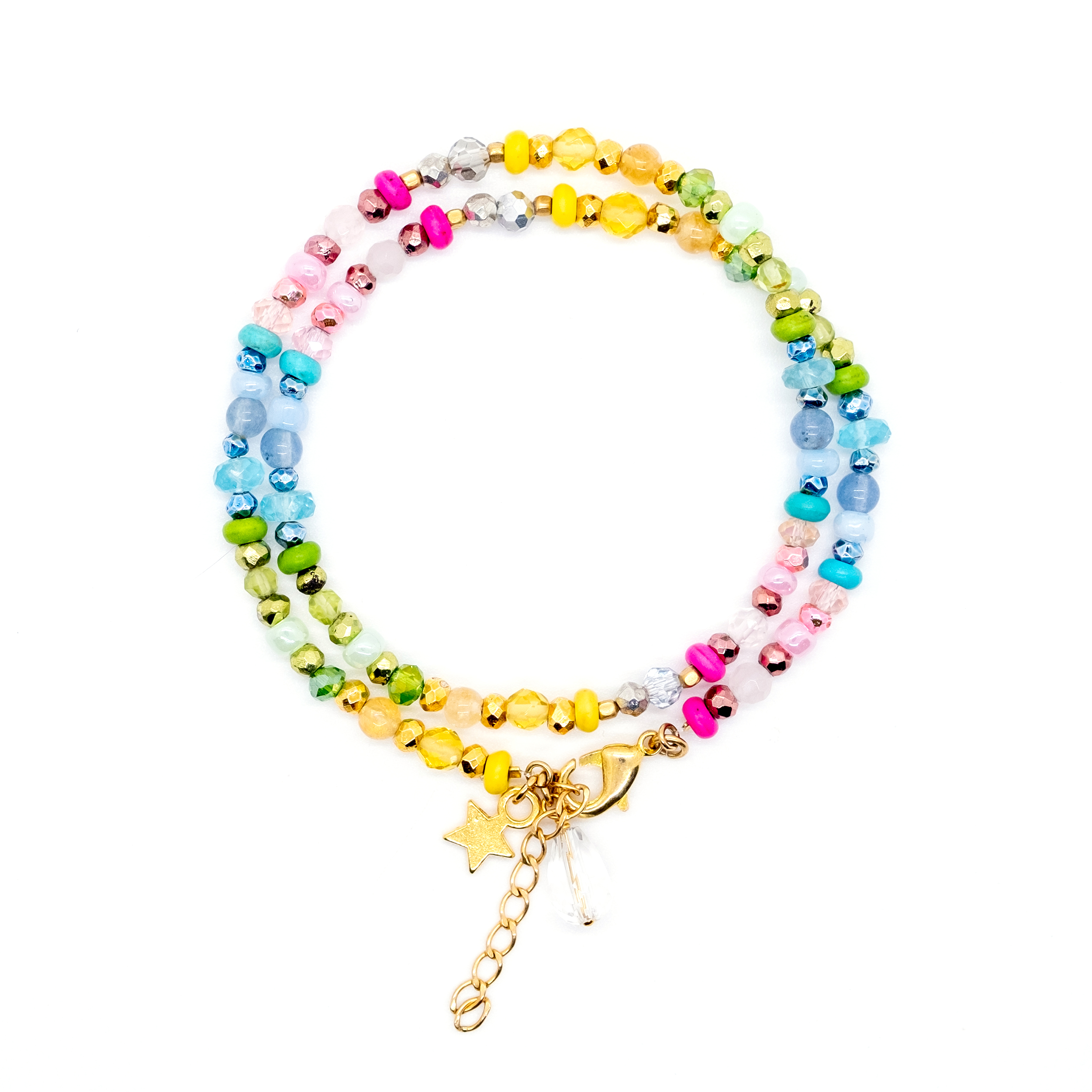 Rainbow Beaded Bracelet