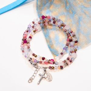PINK BEADED BRACELET - Image 3